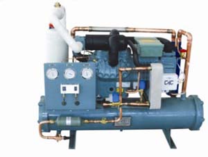 比澤爾雙級壓縮水冷冷凝機(jī)組